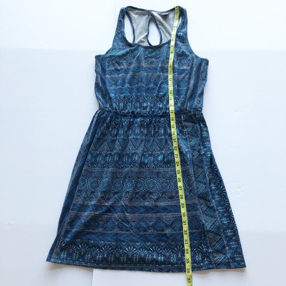 PATAGONIA W's West Ashley Dress Blue Mosaic Organic Cotton Tank Womens Small - Picture 7 of 7